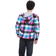 高邦2012秋季新款男士粉紅格紋衛(wèi)衣 青春休閑的時(shí)尚宣言